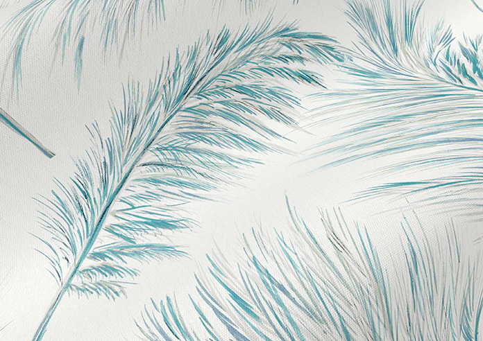 Pampas Grass, Blue Topaz - Made to Measure Curtain - Image 4